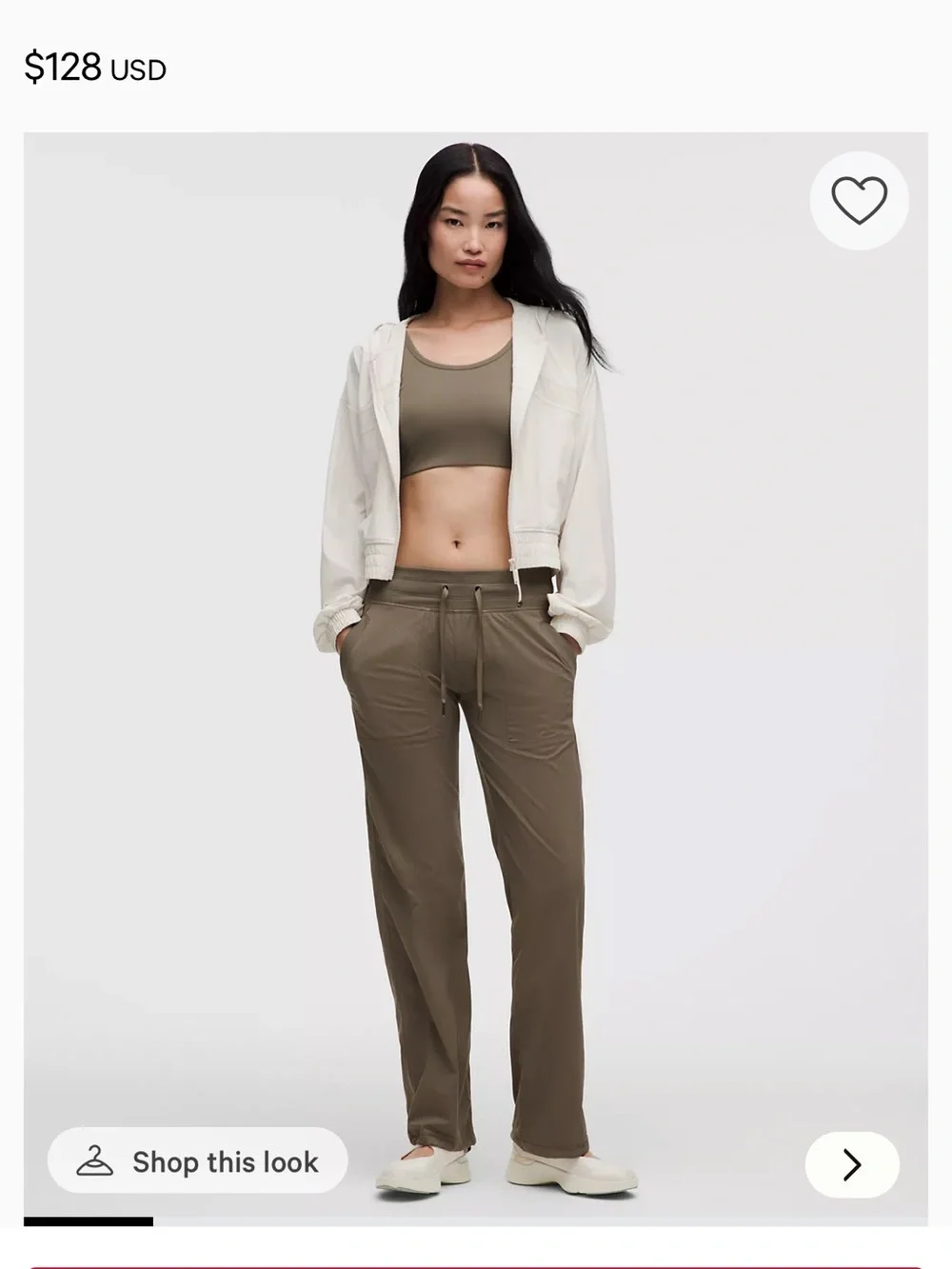 lululemon athletica Women's Straight Leg Pants in Taupe